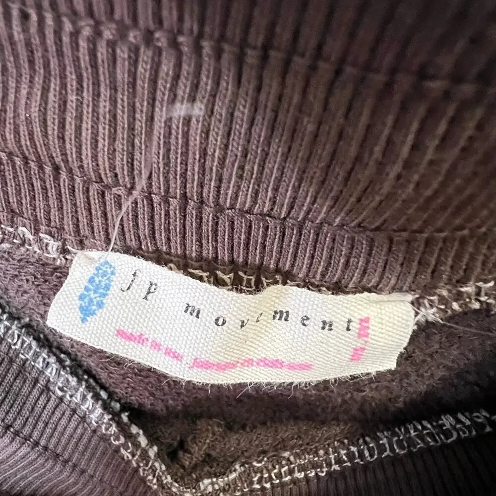 NWOT Free People Movement Freestyle Pants Dark Brown - Size Small Available - Picture 7 of 8